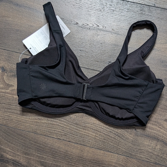 NWT Athleta Paradise Bra Cup Black Bikini Top Size 34D/DD - Picture 4 of 5